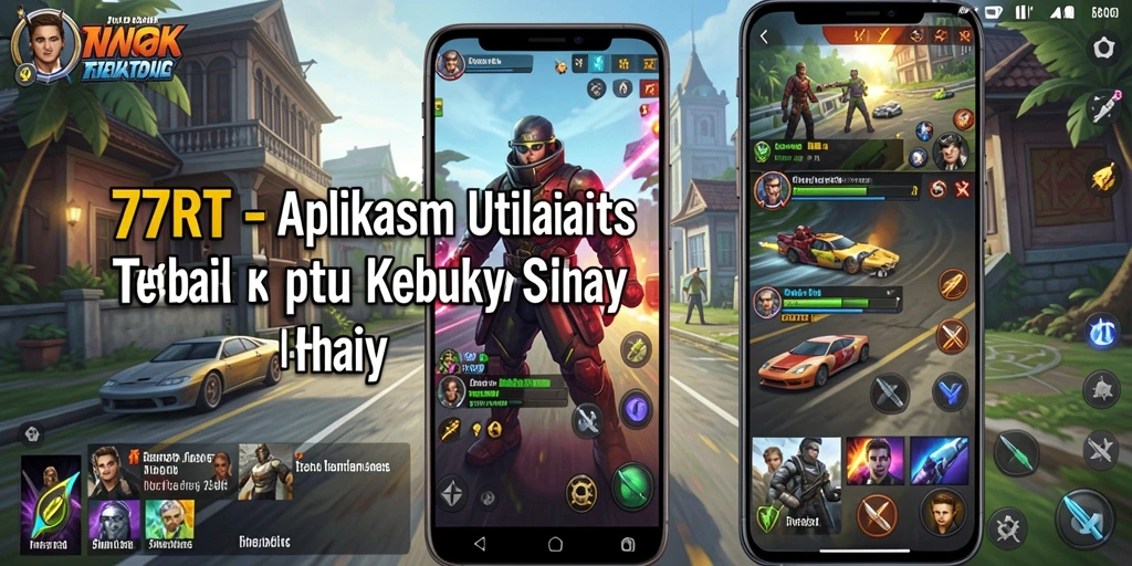 Screenshot dari antarmuka aplikasi 77RT yang sederhana dan fungsional.