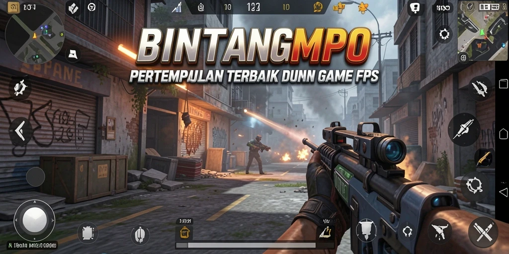 Gameplay seru dan intens dalam BINTANGMPO saat bertempur.