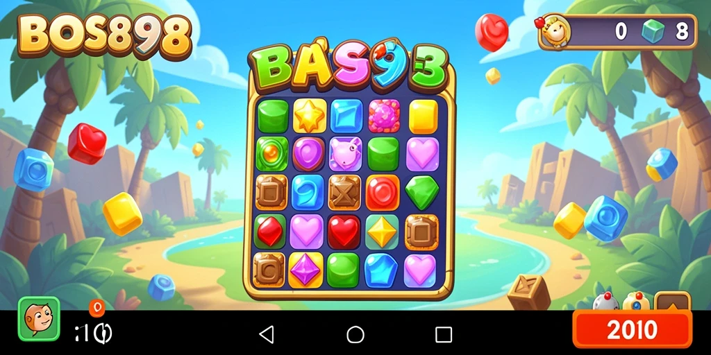 Tangkapan layar gameplay seru dari BOS898 di kategori Match-3.
