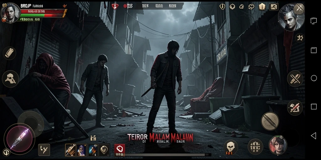Screenshot gameplay BROJP yang menampilkan ketegangan mencekam.