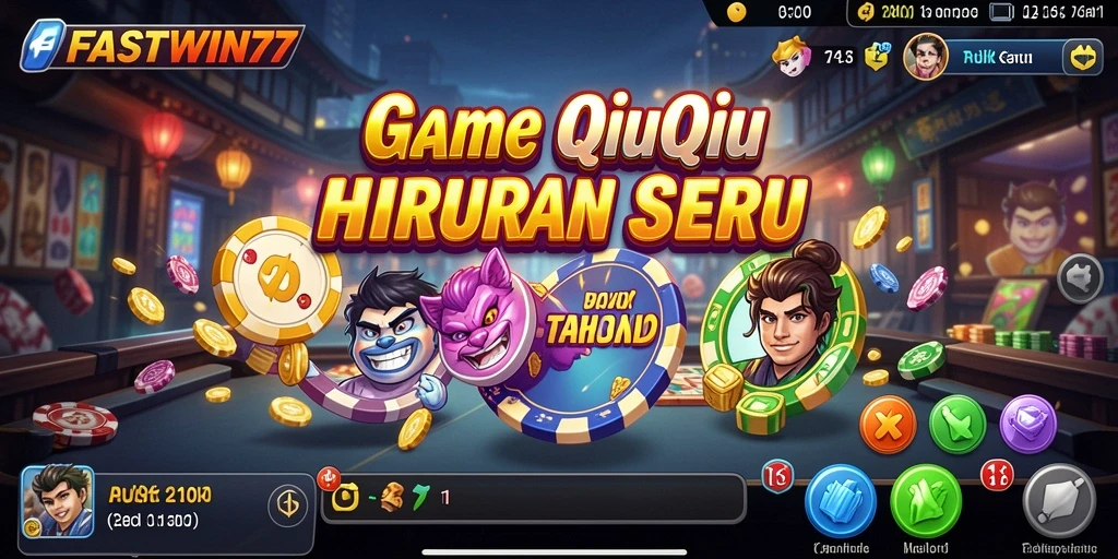 Tampilan gameplay seru QiuQiu di FASTWIN77.