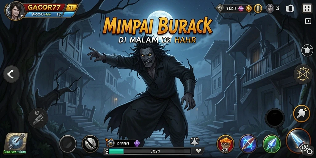 Screenshot gameplay GACOR77 dengan suasana mencekam dan menegangkan.