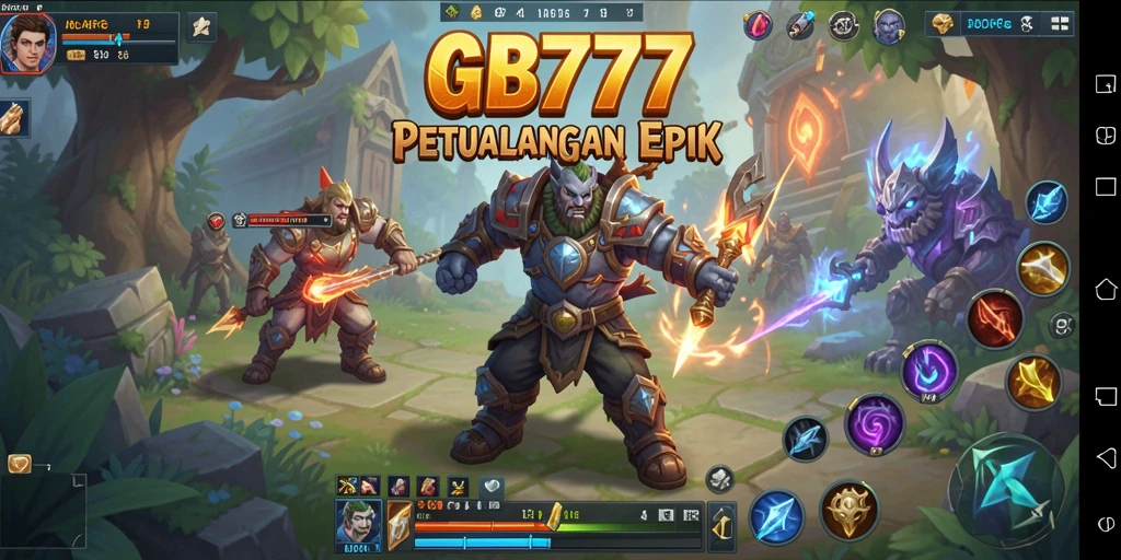 Tampilan gameplay <strong>GB777</strong> dengan aksi seru dalam dunia ARPG.