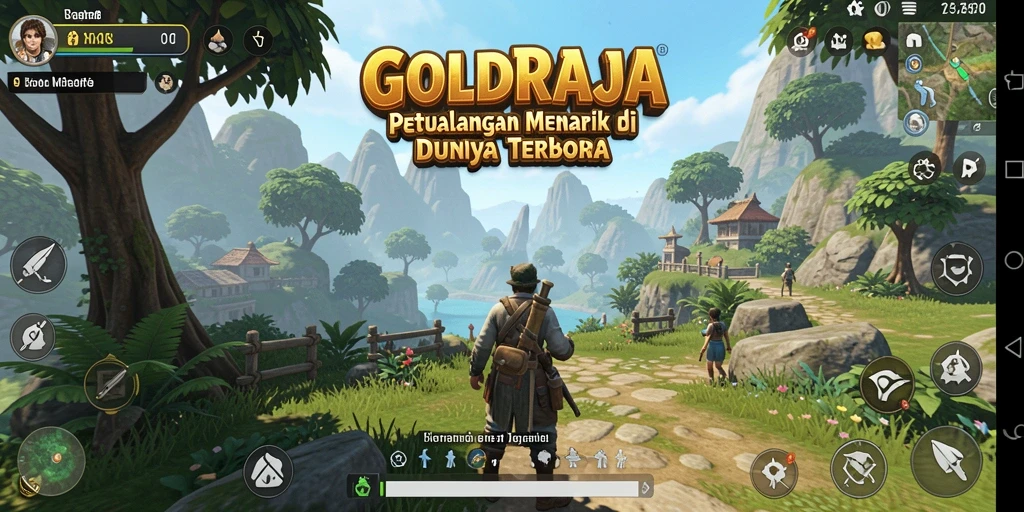 Tampilan Gameplay Menarik dalam Open World GOLDRAJA.