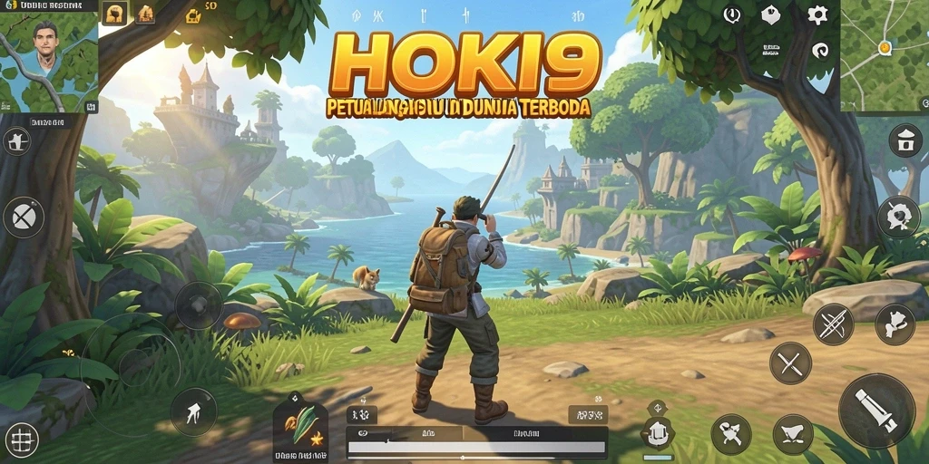 Tampilan gameplay Open World HOKI9 dengan lingkungan yang luas dan interaktif.