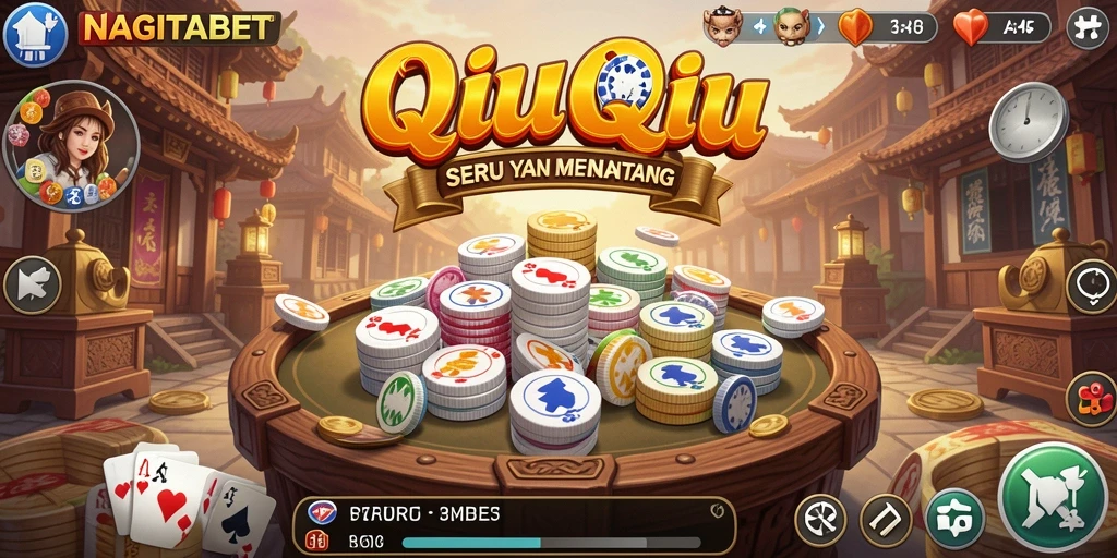 Screenshot gameplay QiuQiu yang mendebarkan di NAGITABET.