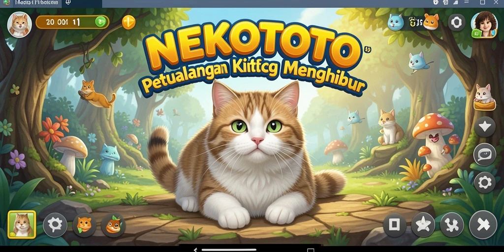 Gameplay lucu dan seru dari NEKOTOTO yang menarik untuk pemain.