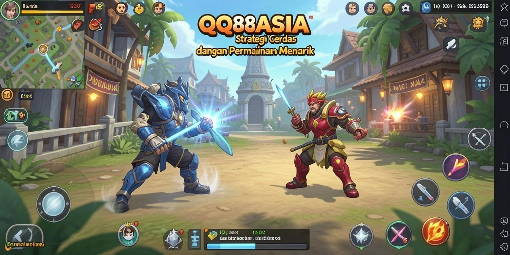 Tampilan gameplay menarik dari QQ88ASIA dengan berbagai strategi