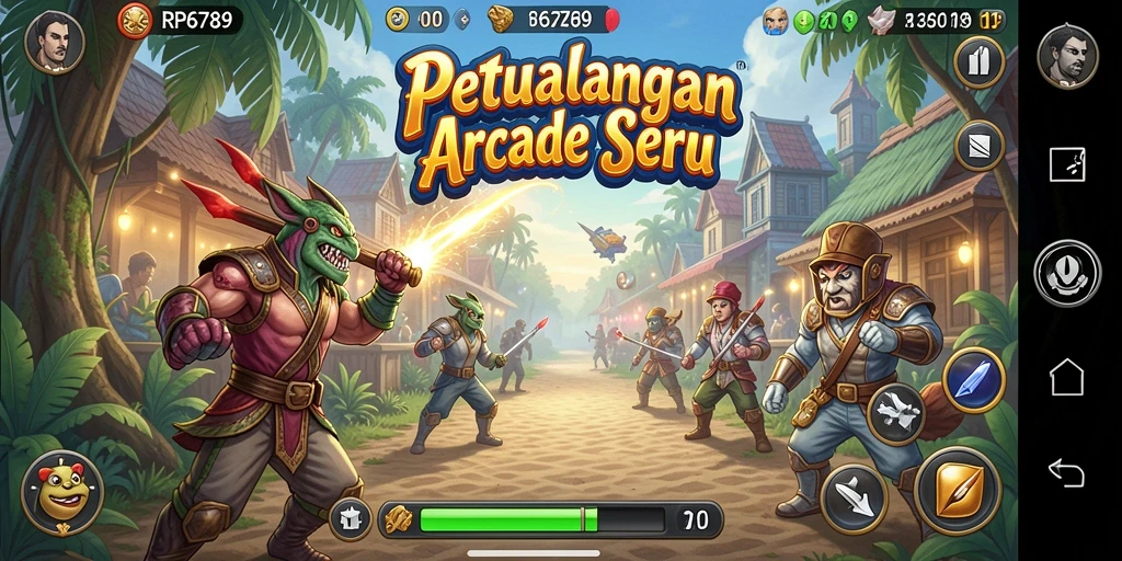 Gameplay seru di RP6789 dengan berbagai level menantang.