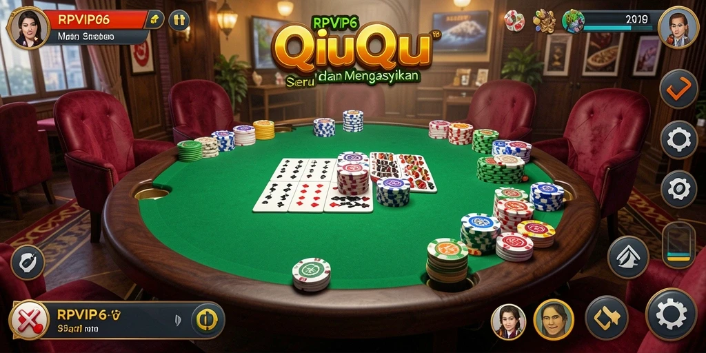 Screenshot RPVIP6 menampilkan gameplay QiuQiu yang seru.