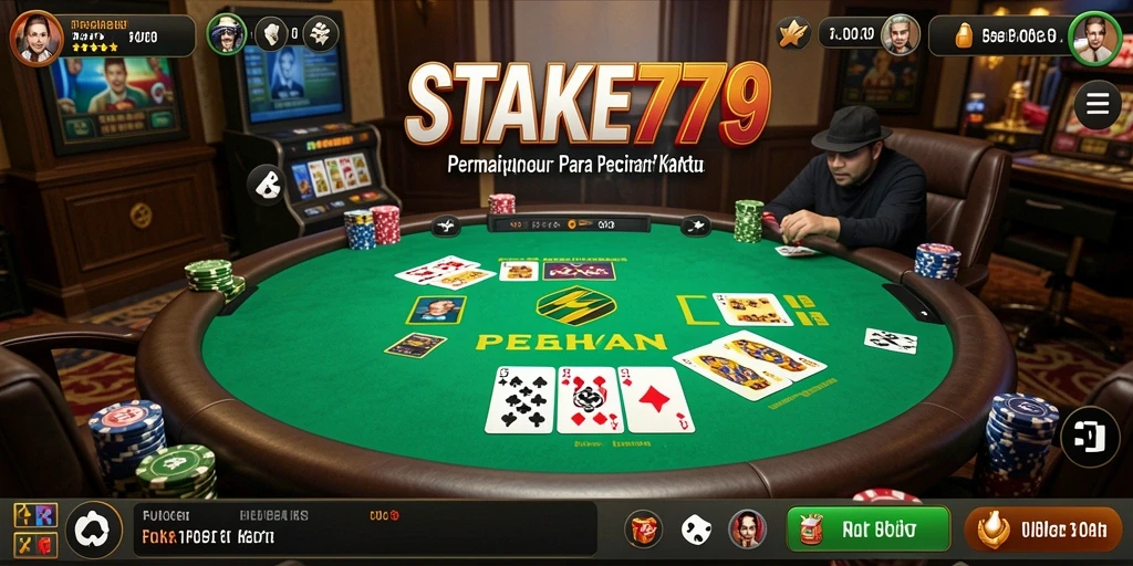 Screenshot gameplay STAKE779 yang menunjukkan aksi seru permainan Poker.