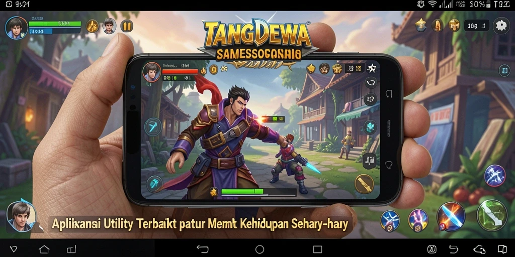TANGANDEWA menampilkan antarmuka pengguna yang memudahkan akses fitur Utility.